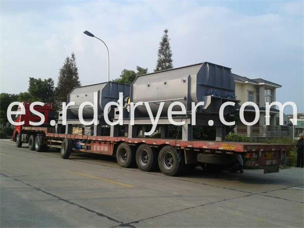 Continuous Operation Vacuum Paddle Dryer Machine